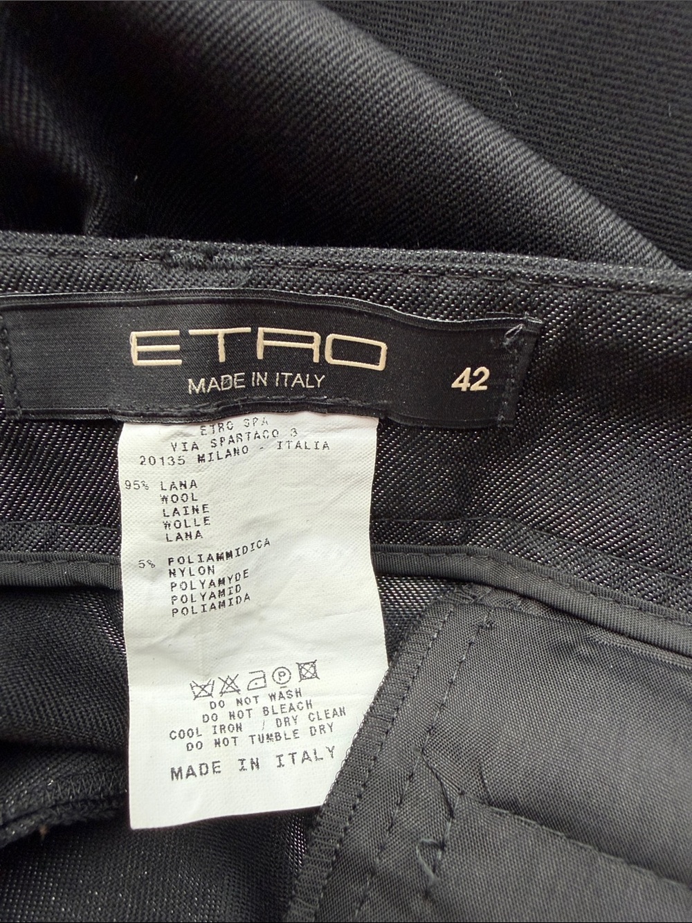 Etro Black Women's Trousers